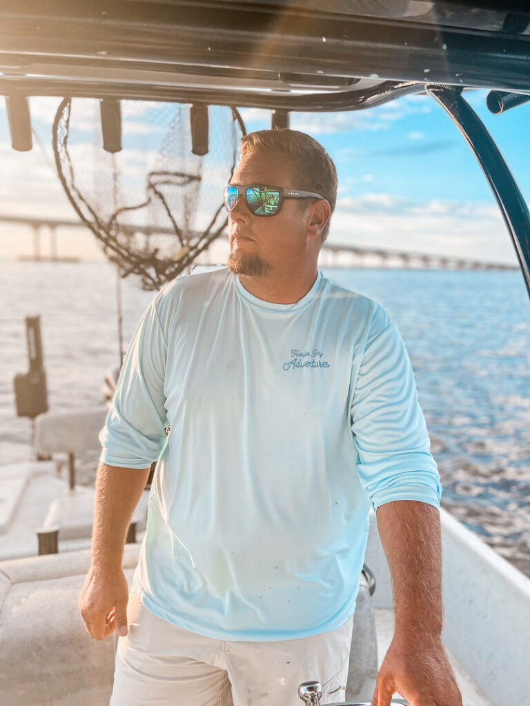 Captain Hunter Ray 30a fishing guide of Florida Boy Adventures.