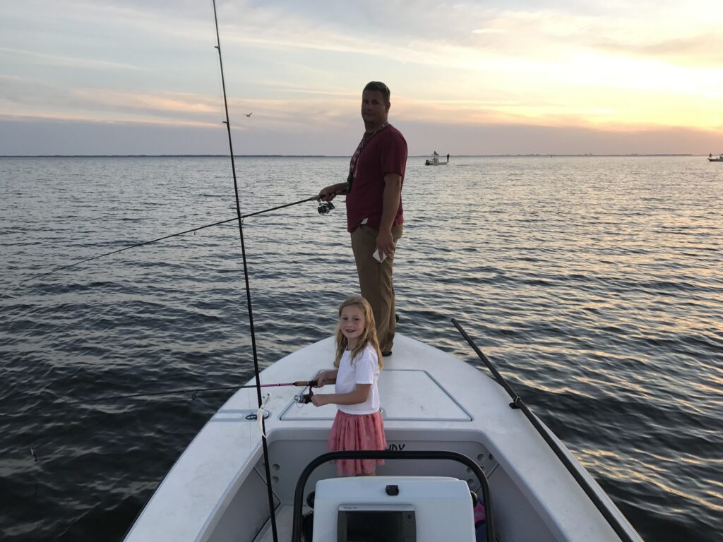 Captain Hunter Ray 30a fishing guide of Florida Boy Adventures.